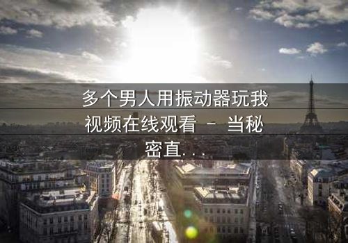 多个男人用振动器玩我视频在线观看 - 当秘密直播引爆人性深渊